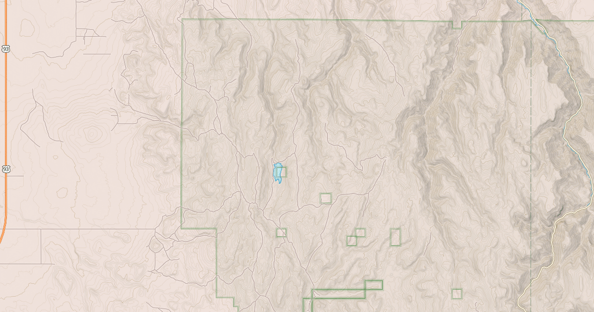 Map preview of N COTTONWOOD