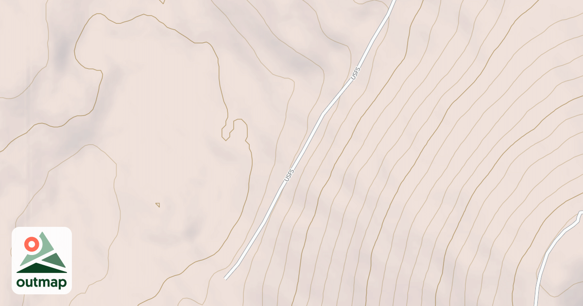 Map of West Cone Road
