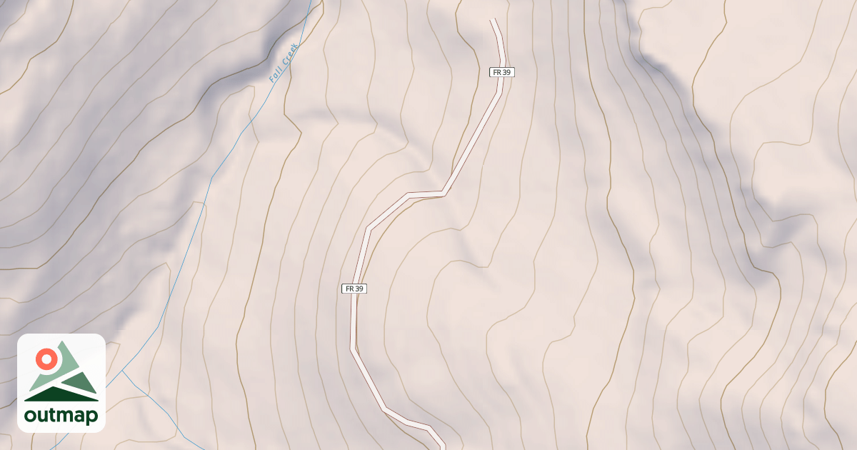 Map of FALL CRK L