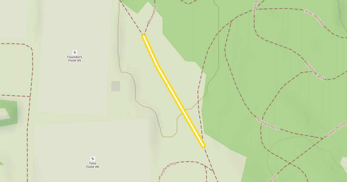 Map preview of Mize Loop