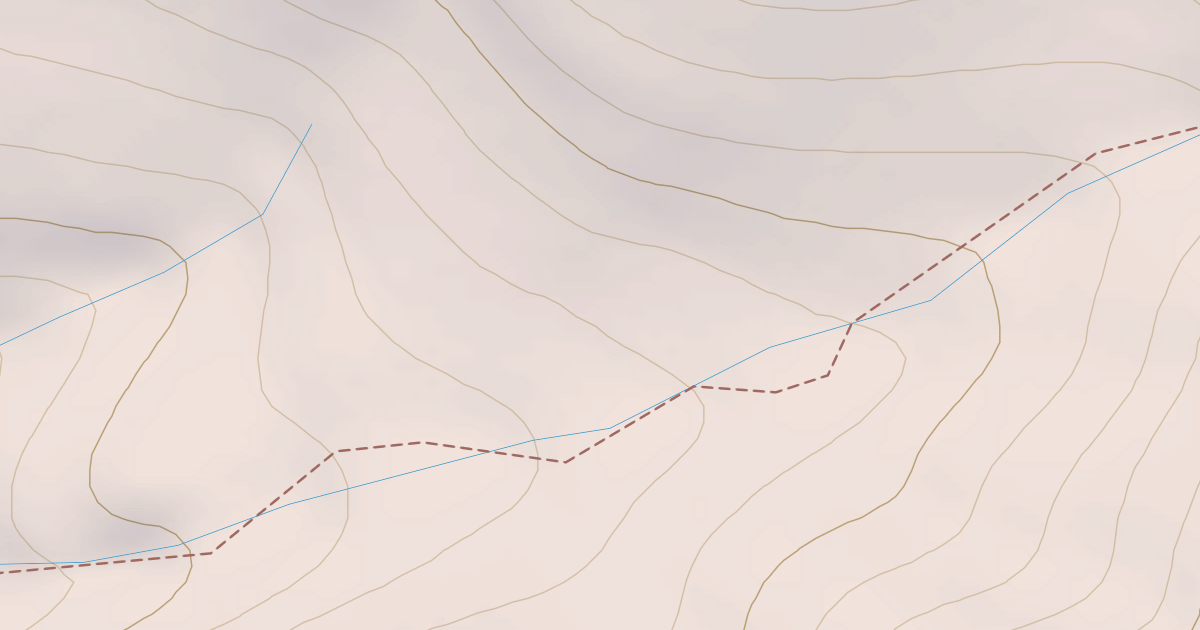 Map preview of Black Canyon To Redding Canyon