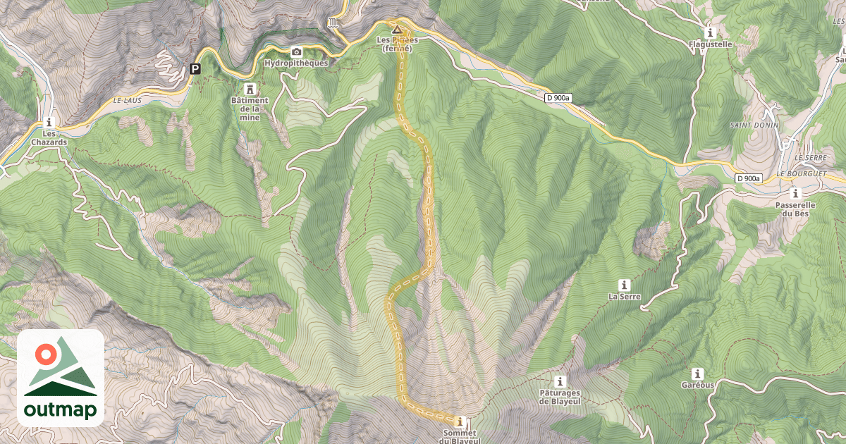 Map of Blayeul — Le Curneyer