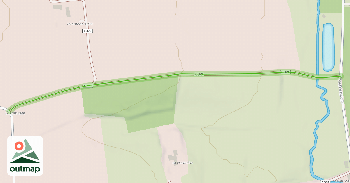 Map of Chemin de la Sinelière