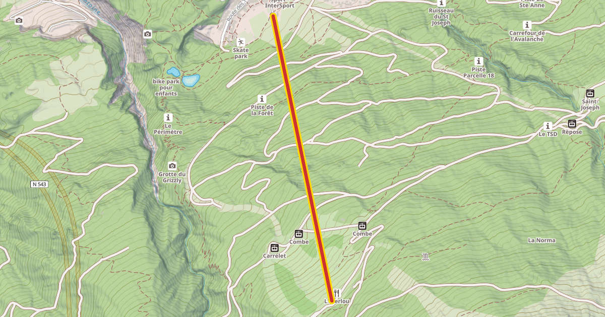 Map preview of Mélézet