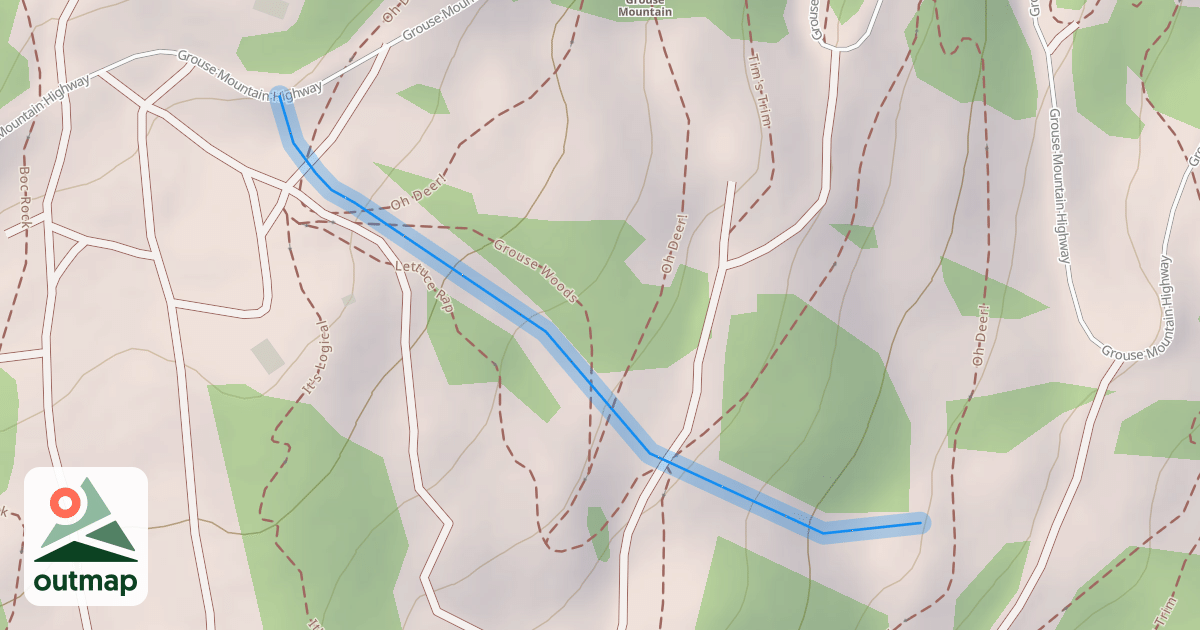 Map of Upper Buckhorn