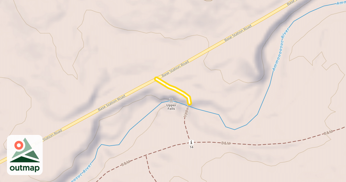 Map of Upper Falls