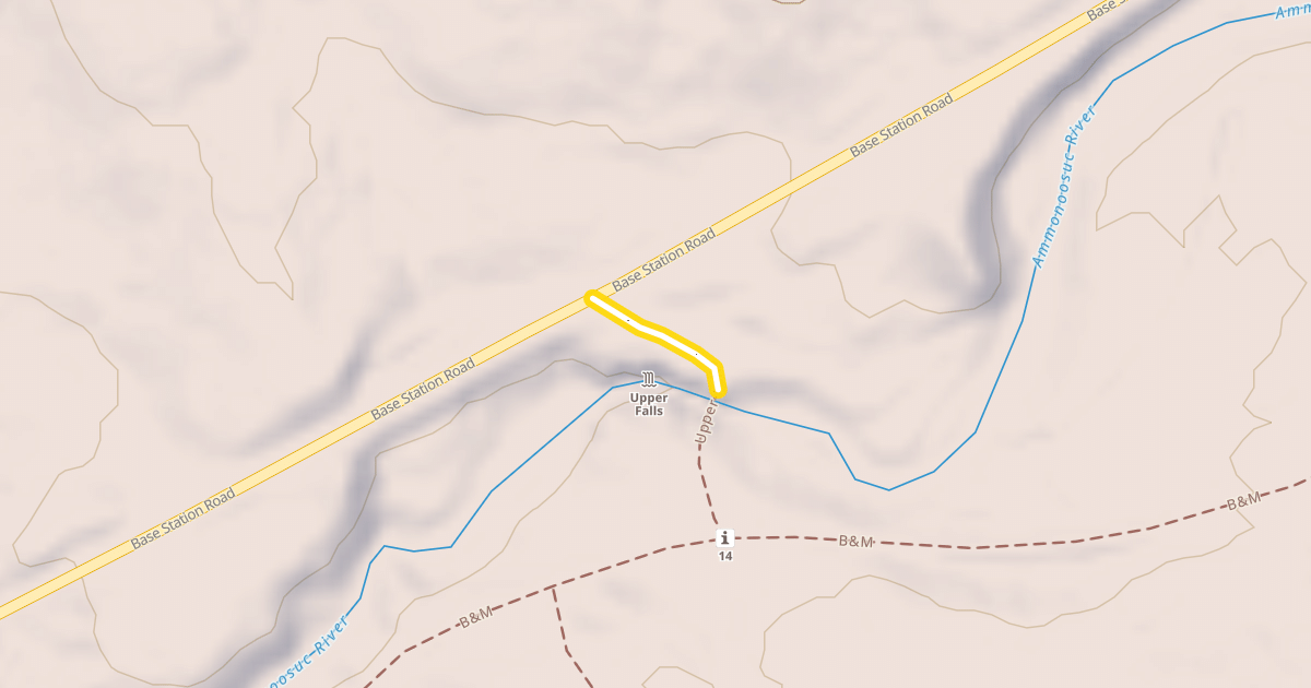 Map preview of Upper Falls