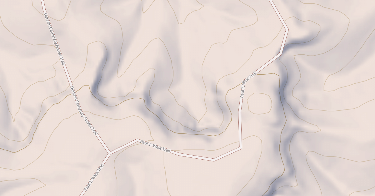 Map preview of Station Camp To Bear Creek Connector (Segment E)