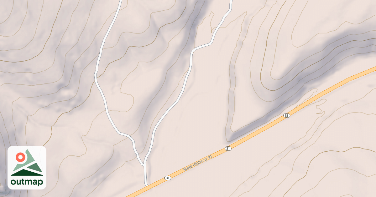 Map of NORTH FORK PINE CR