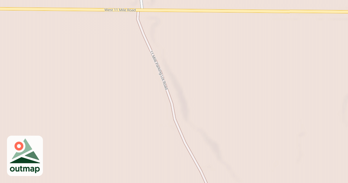 Map of 11 MILE PARKING LOT