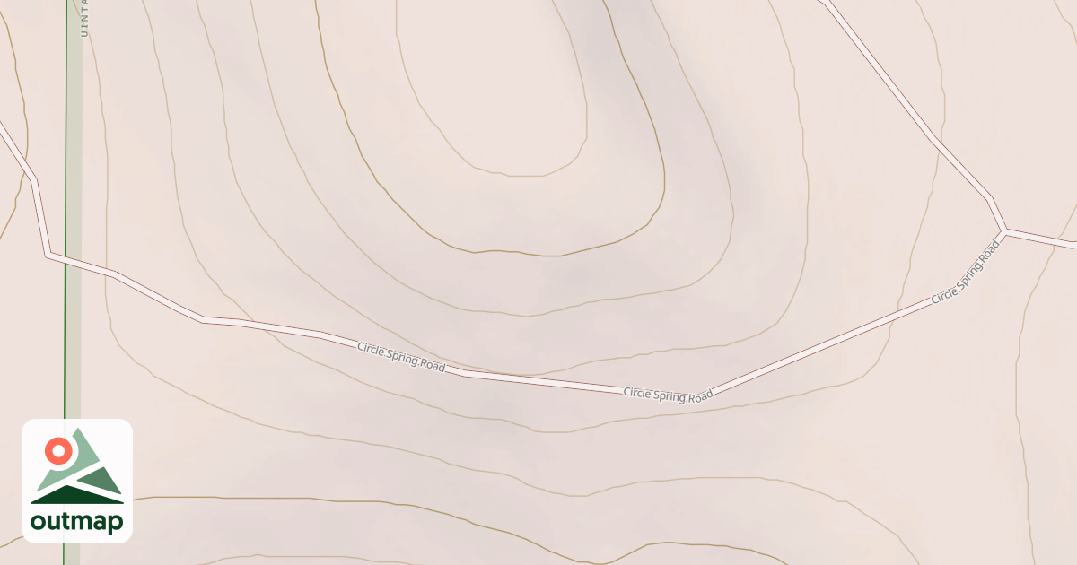 Map of CIRCLE SPRING