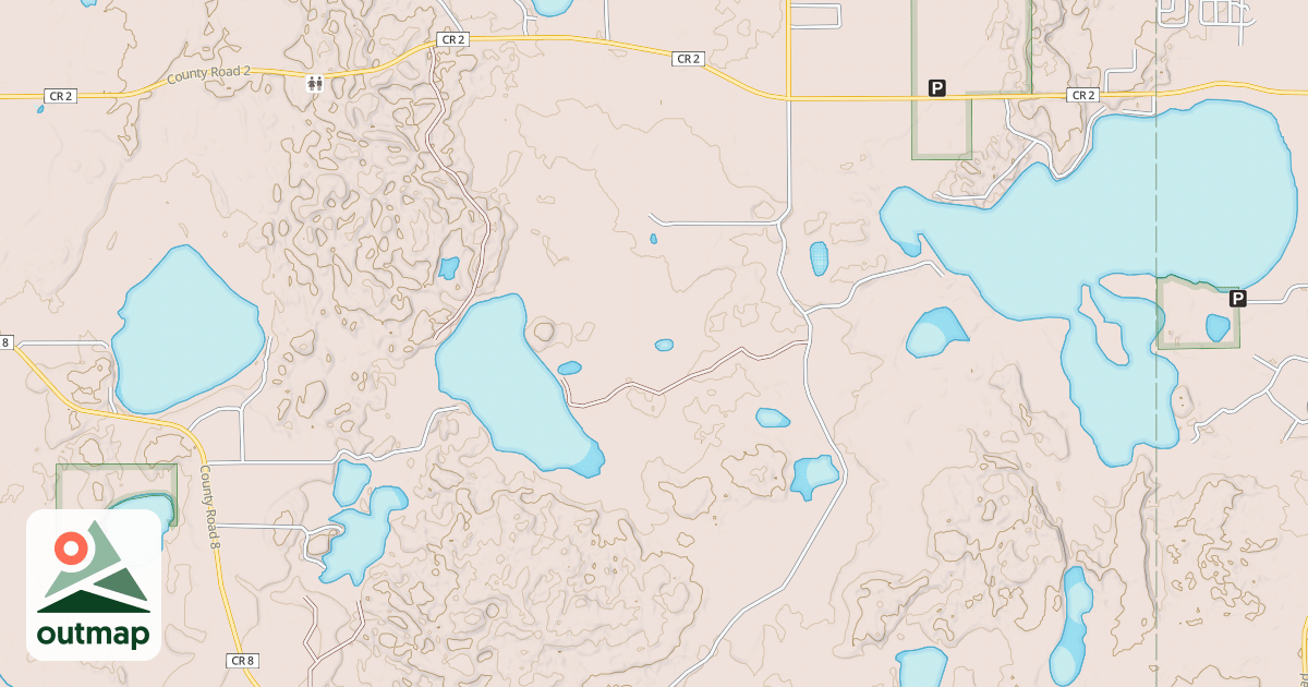 Map of Pine Center Trail