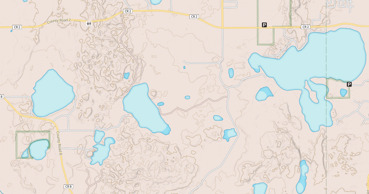 Map preview of Pine Center Trail