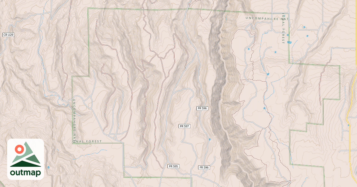 Map of MCKEE DRAW