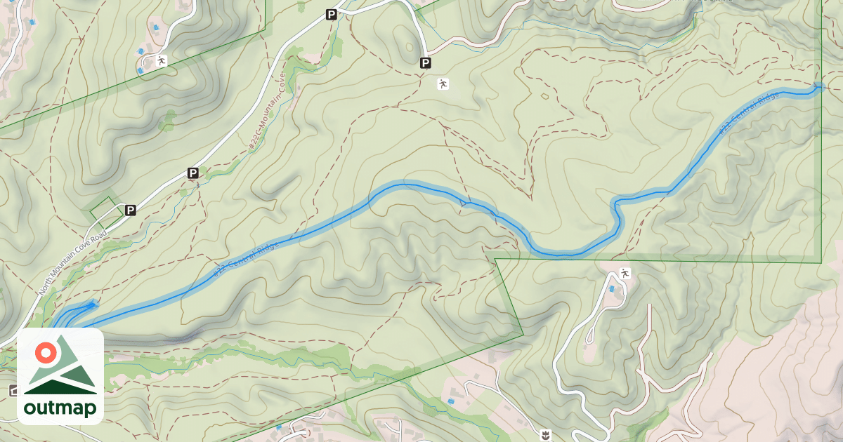 Map of #22 Central Ridge