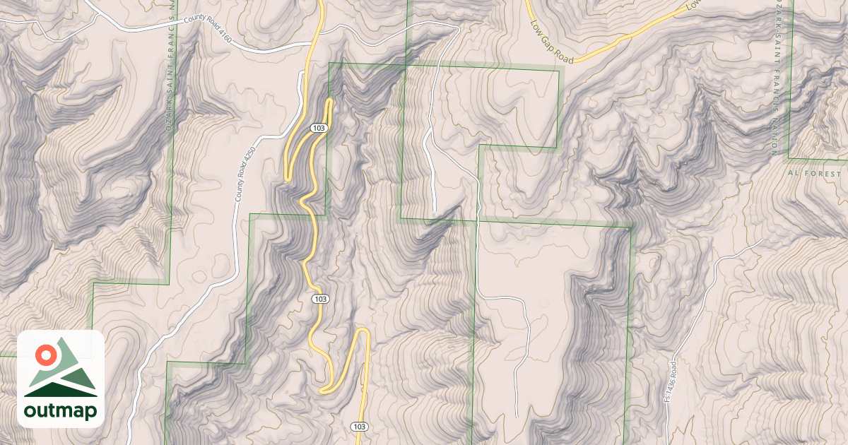 Map of USFS Motor Vehicle Use Map Roads {4187387E-2A82-4CF3-ABE2-D4F8449EC478}
