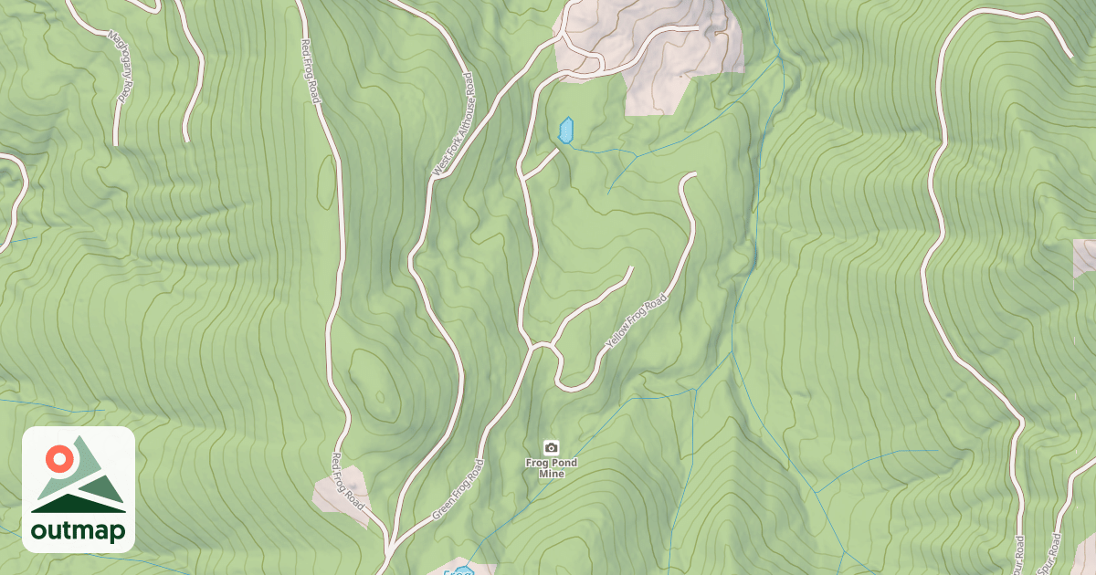 Map of GREEN FROG