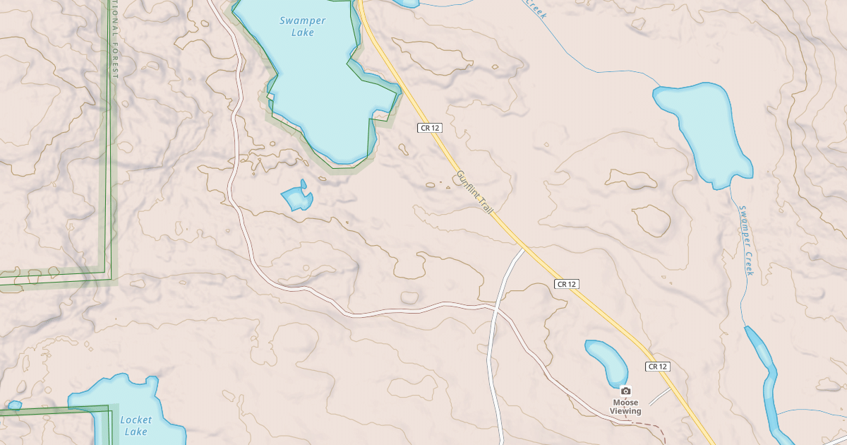 Map preview of Gunflint Trails Snowmobile