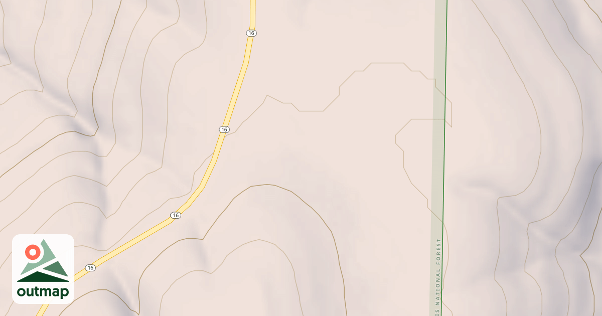 Map of USFS National Forest System Roads {51BD7D23-16EC-4C4E-B404-2E3F98462B53}