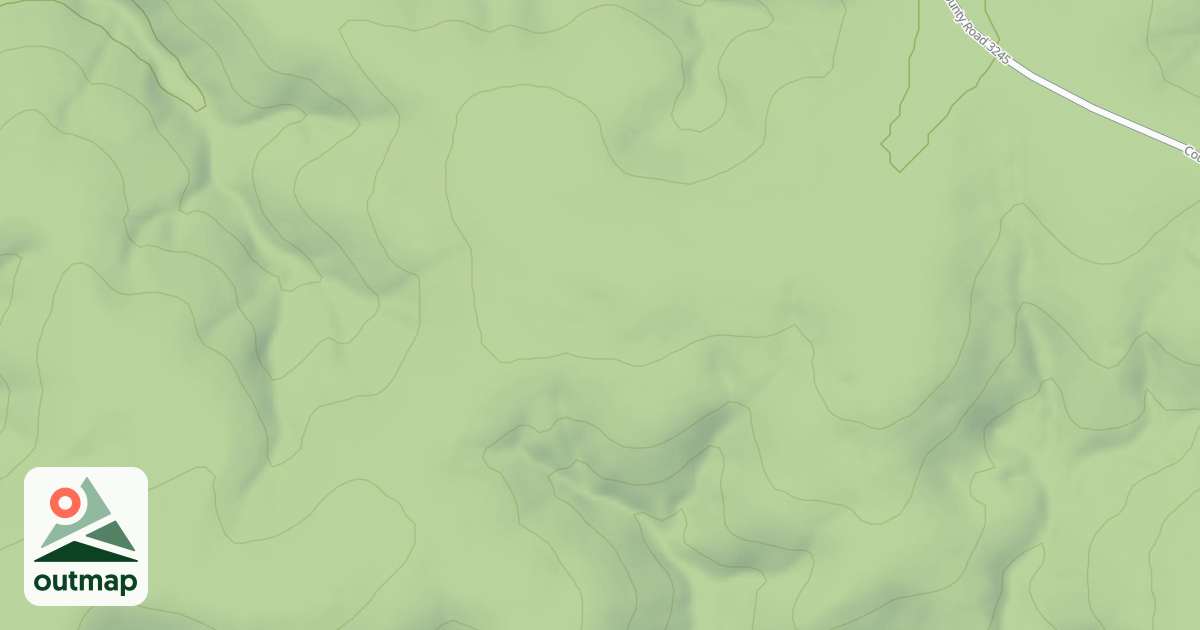 Map of HOG CLIFF SPUR A
