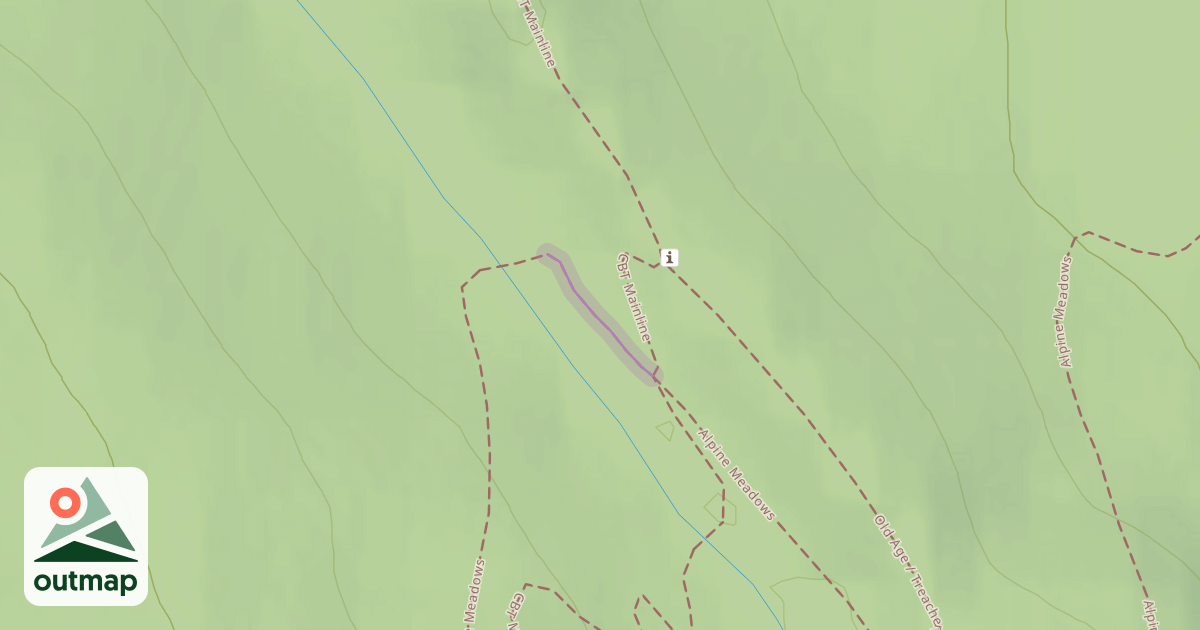 Map of Alpine Meadows