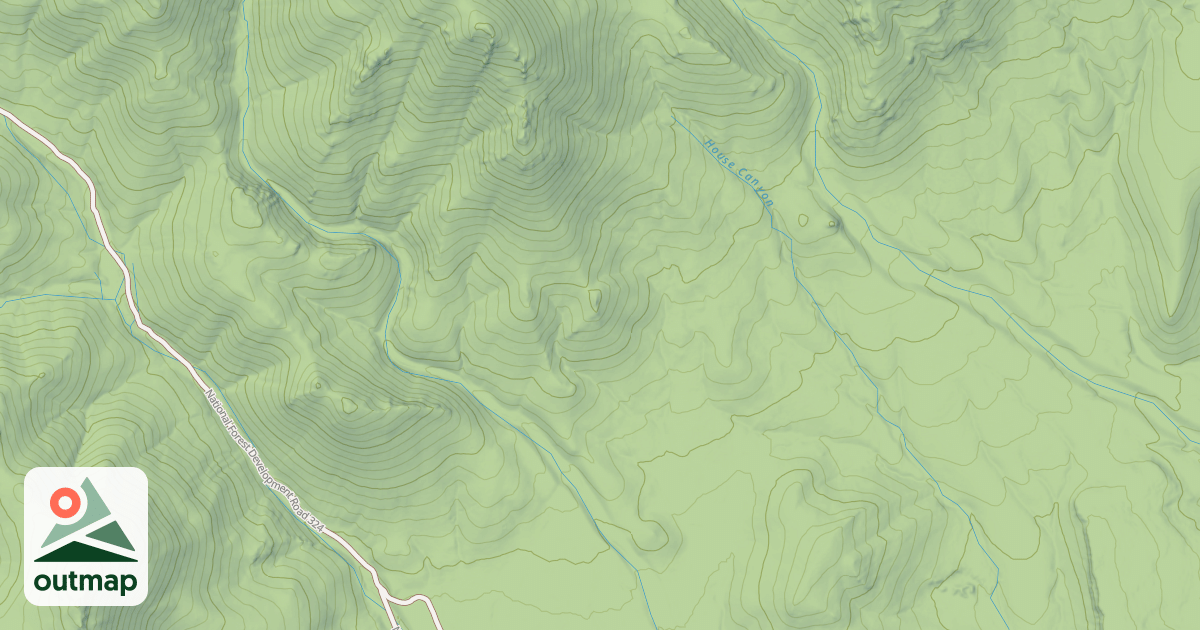 Map of HOUSE CANYON ROAD