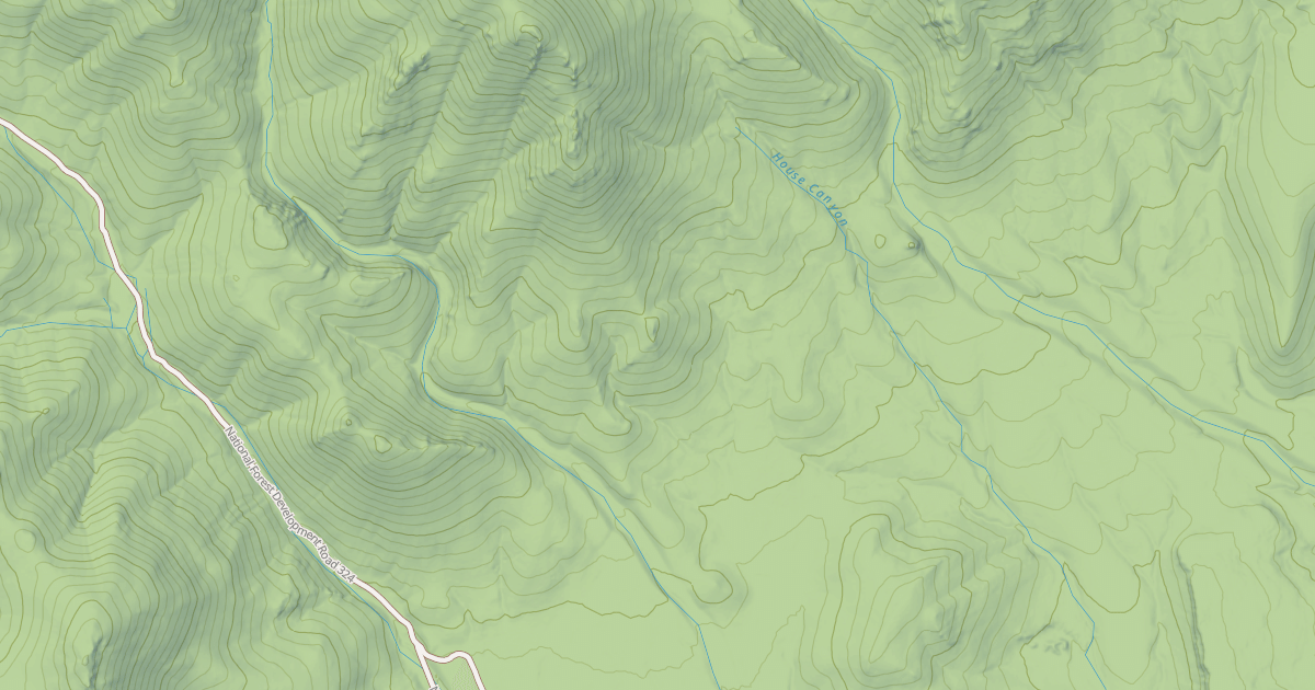 Map preview of HOUSE CANYON ROAD