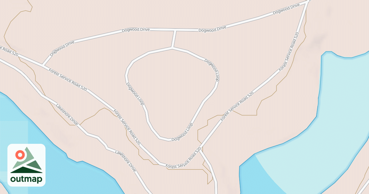 Map of DOGWOOD LOOP