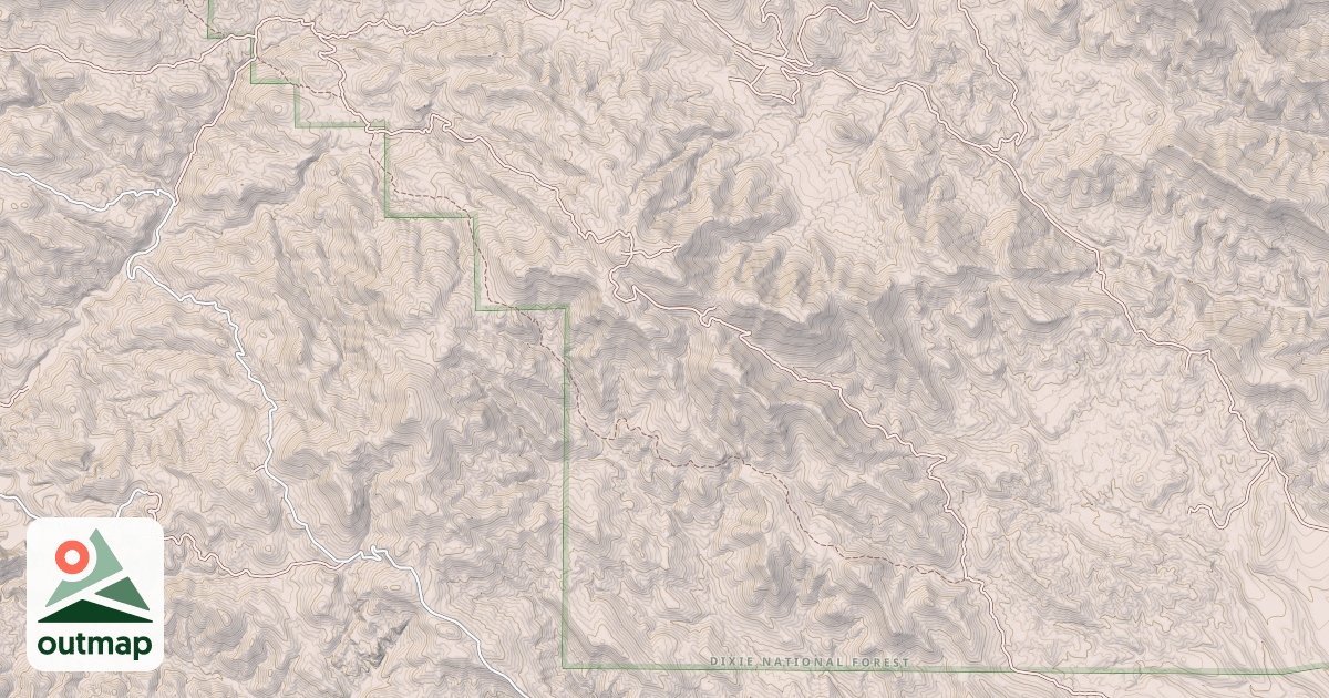 Map of Bull Valley  Mtn Atv Trail