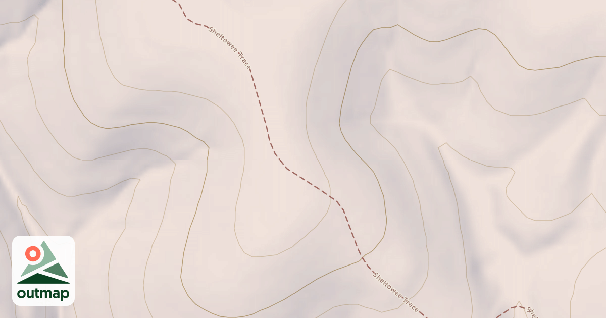 Map of Sheltowee Trace