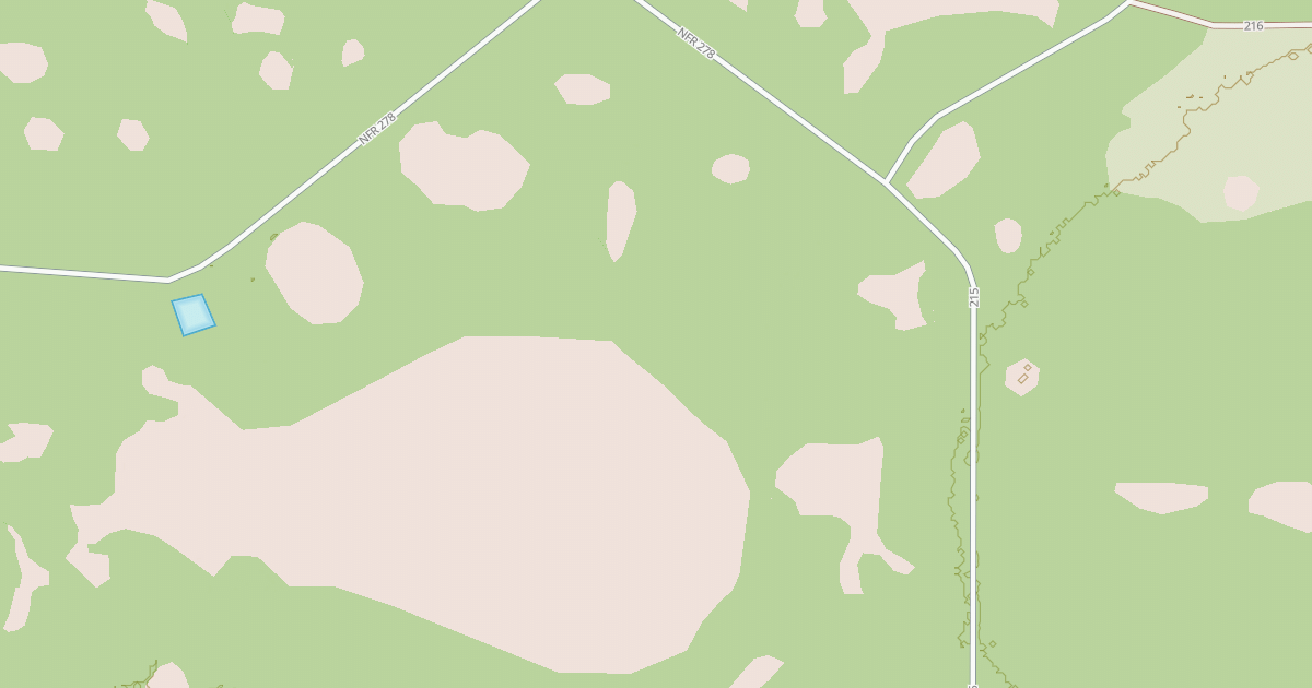 Map preview of USFS National Forest System Roads {8138E4DB-E744-4885-92C7-867CDD25A157}