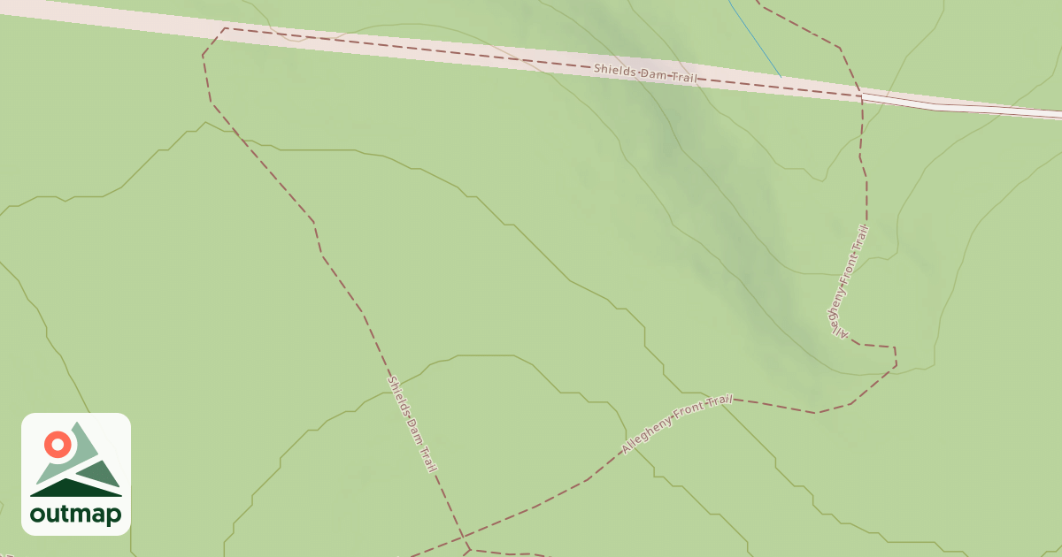 Map of Moshannon State Forest - Black Moshannon Snowmobile Trails