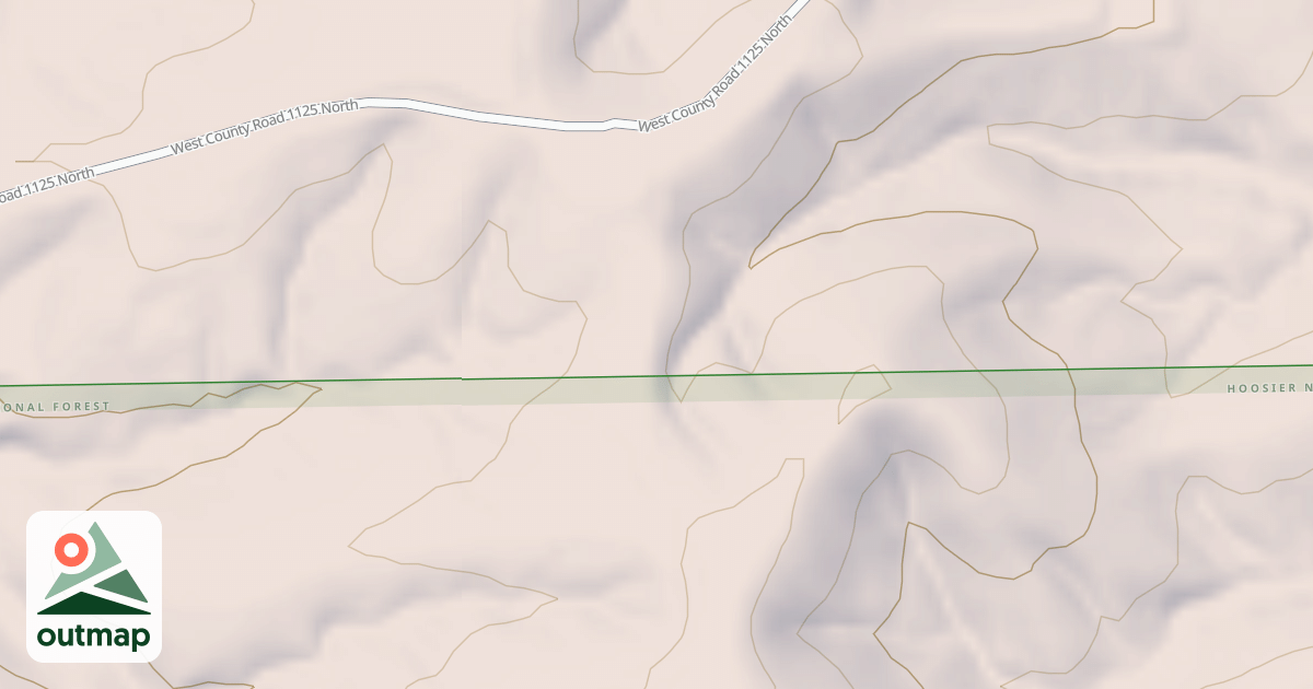 Map of BUCK CREEK ROAD