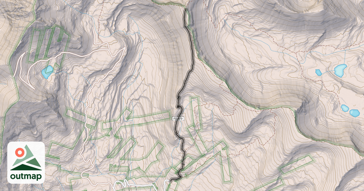 Map of Scarp Ridge Trail