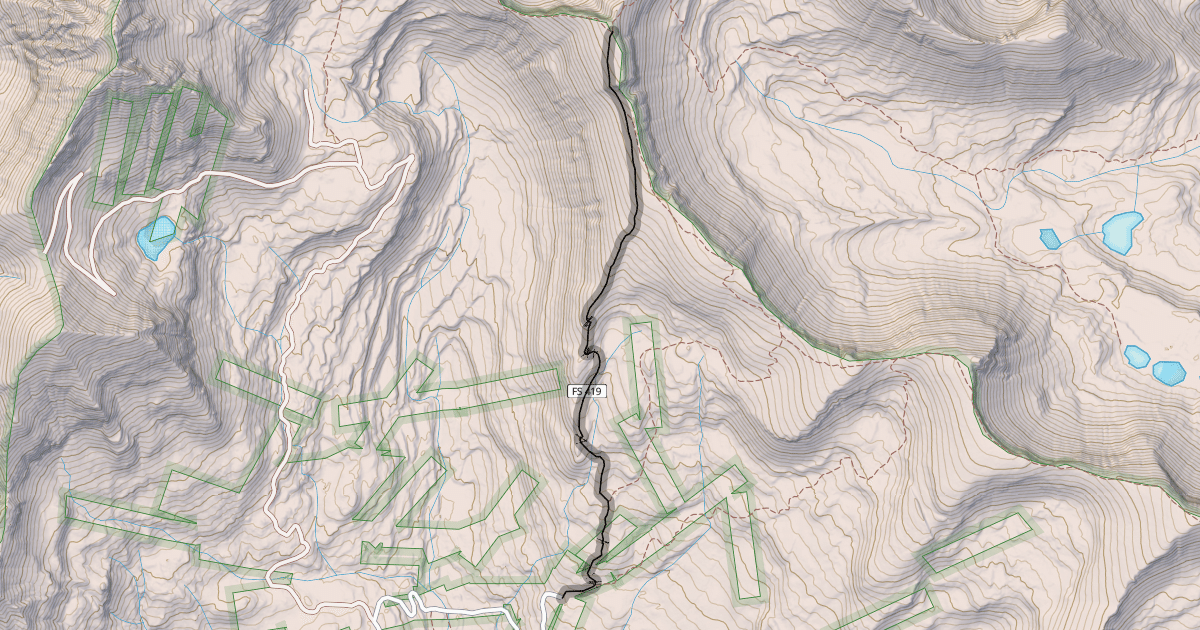 Map preview of Scarp Ridge Trail