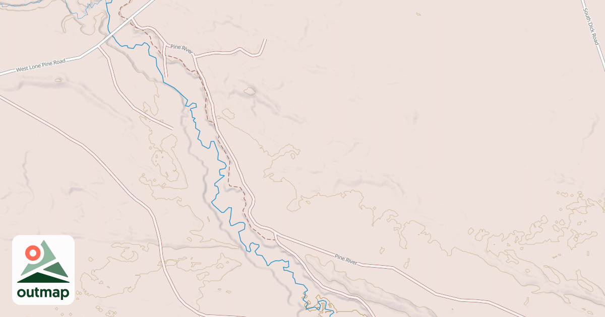 Map of LONE PINE SPUR A
