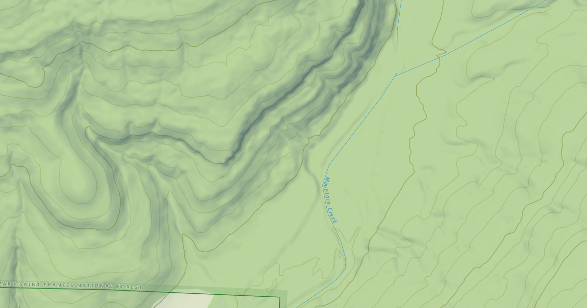 Map preview of MOUNTAIN CREEK
