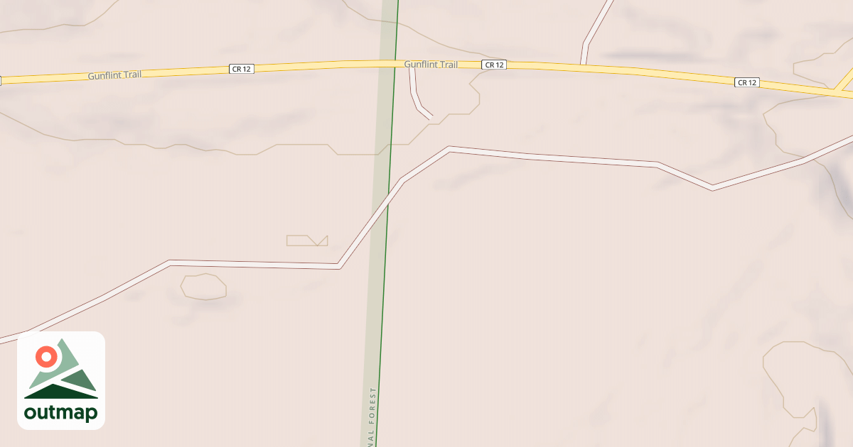Map of GUNFLINT SNOWMOBILE