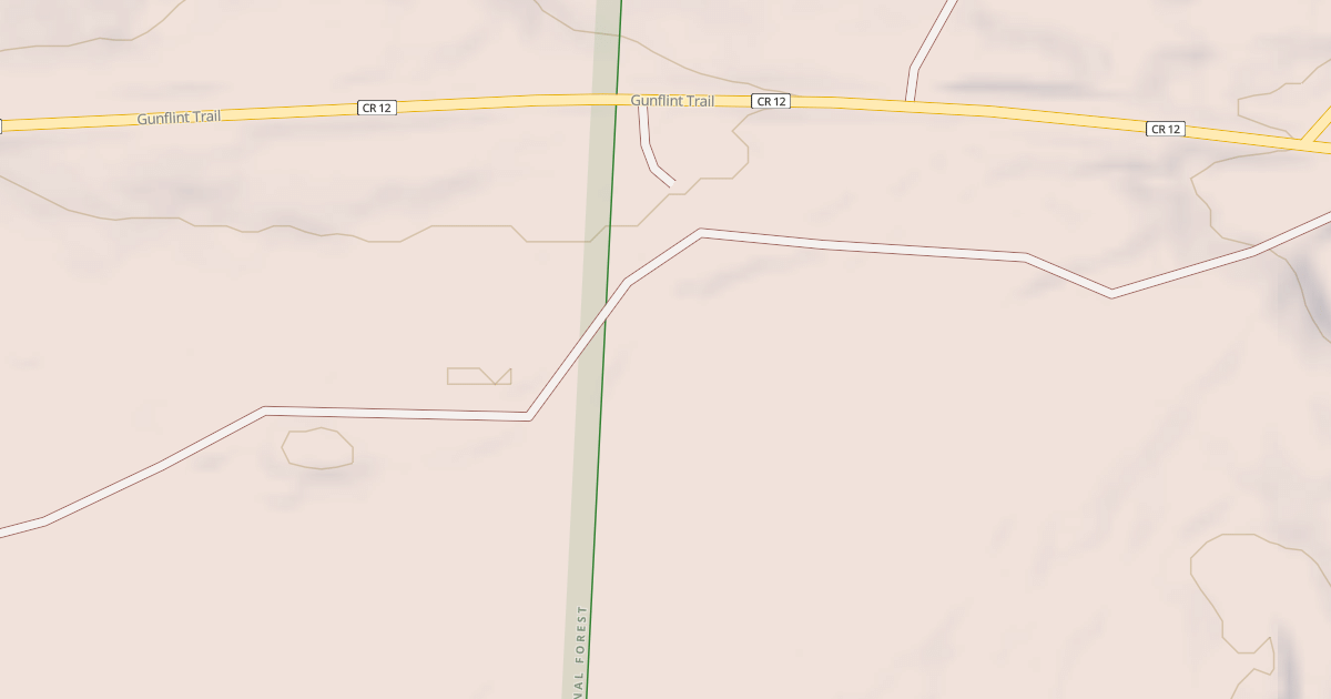 Map preview of GUNFLINT SNOWMOBILE