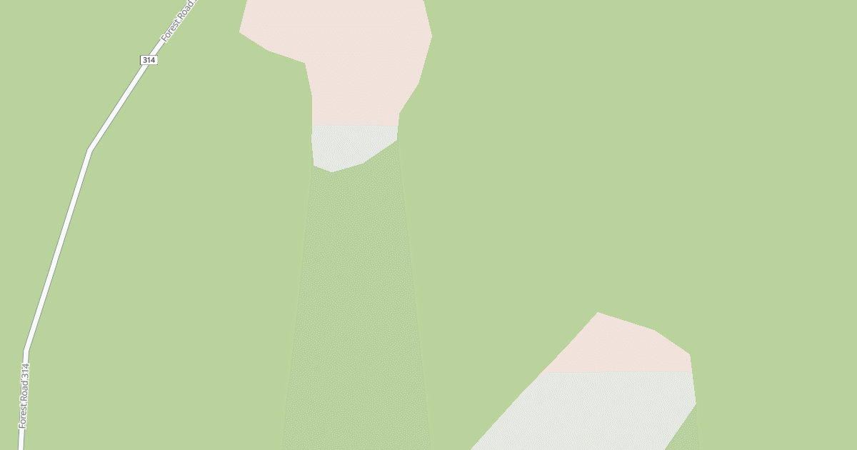 Map preview of USFS Motor Vehicle Use Map Roads {A38E595C-5583-4125-92CA-5D854014FD01}