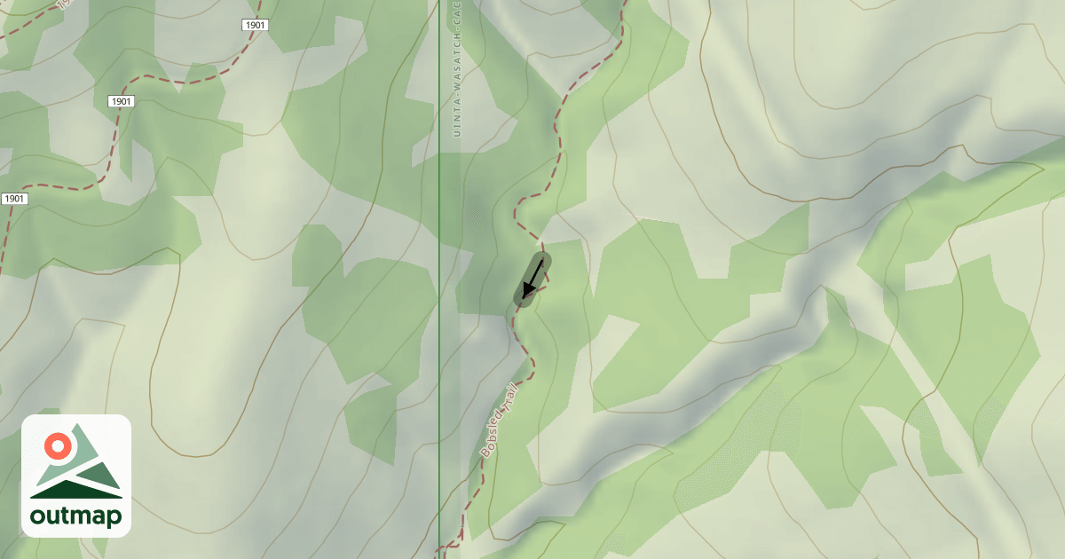 Map of Bobsled Trail