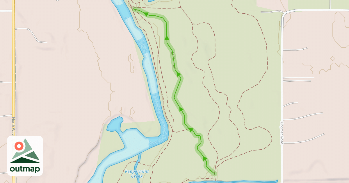 Map of MTB Trail
