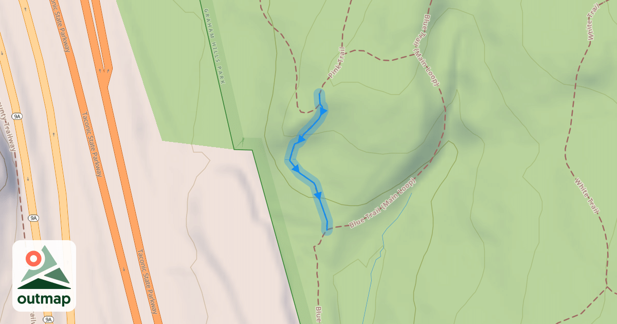 Map of Pink Trail