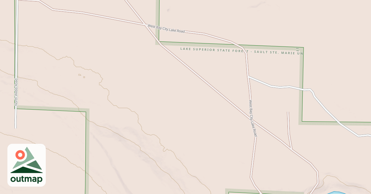 Map of Bay City Lake Trail