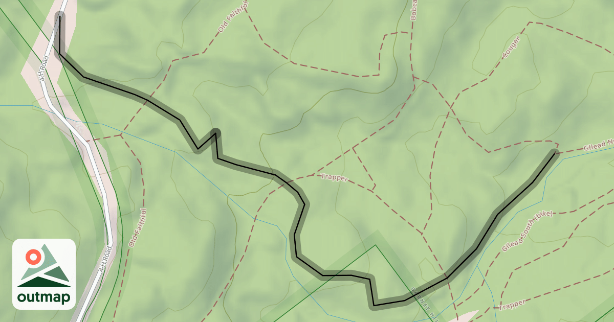 Map of Gilead North (bike)