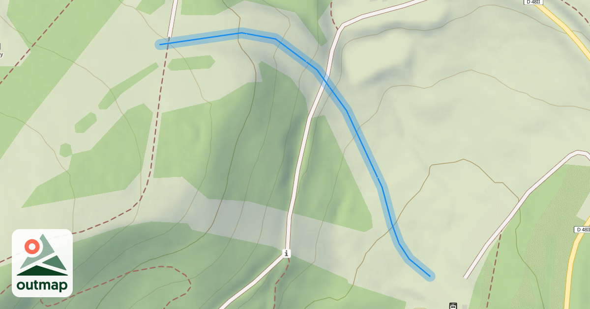 Map of Blanche Crête