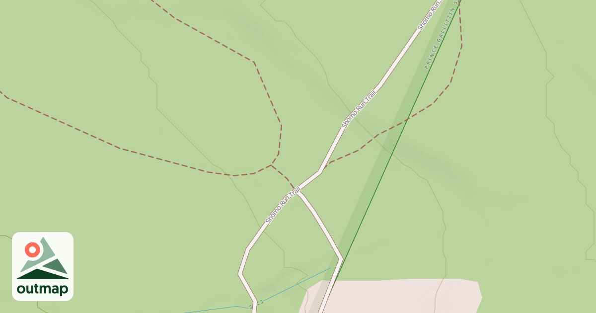 Map of Prince Gallitzin State Park Trails