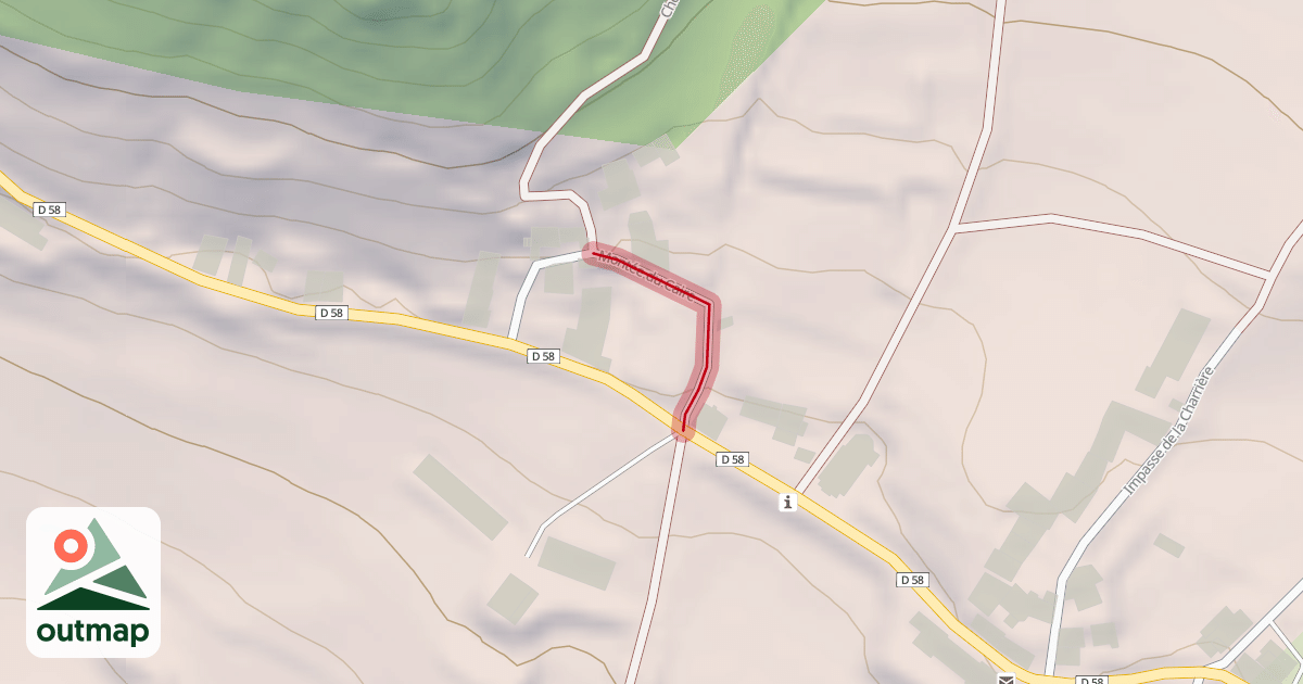 Map of Montée du Caire
