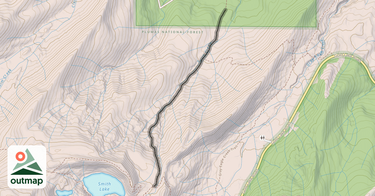 Map of Smith Creek Trail