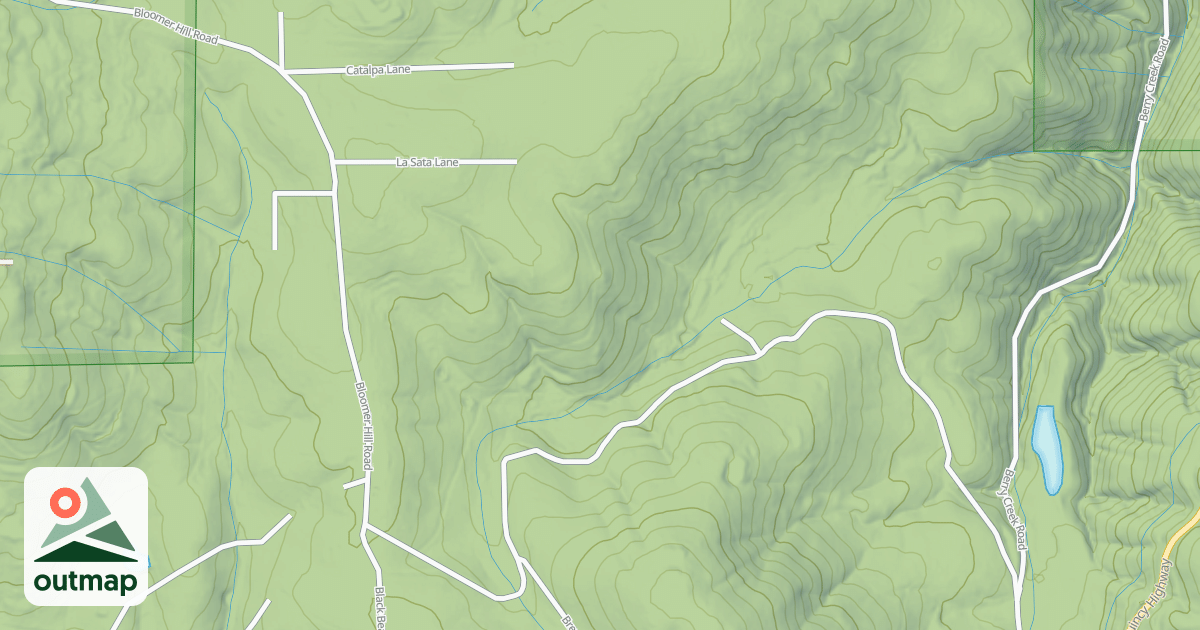 Map of BLOOMER HILL